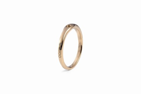 Qudo Gold Ring Fine - Size 50